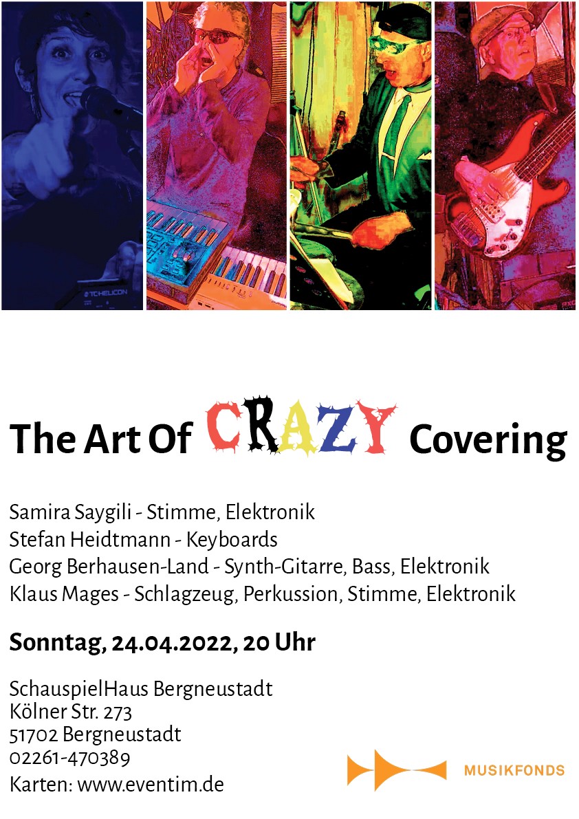The Art of Crazy Covering Konzertplakat